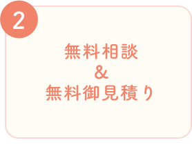 無料相談、無料御見積り